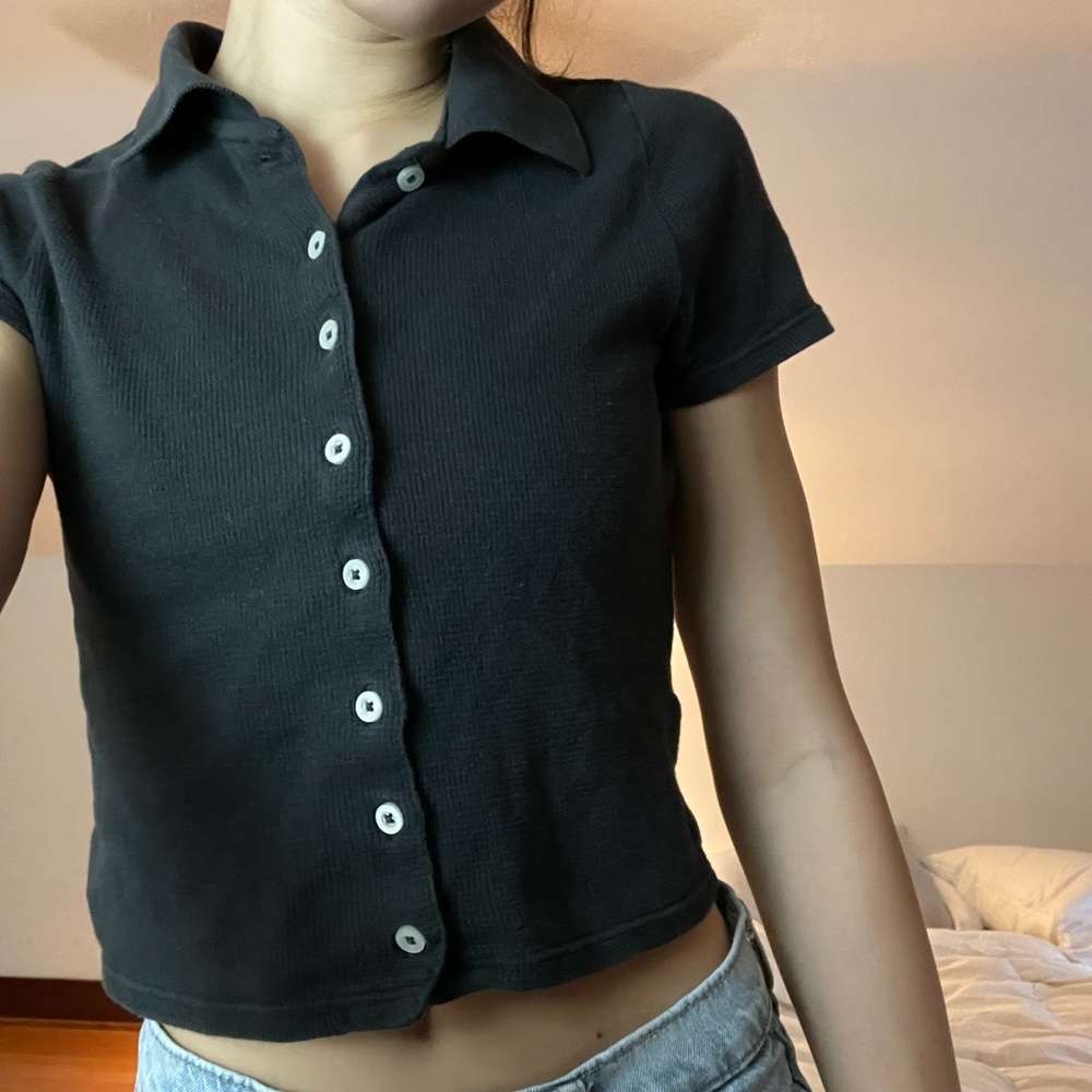 JOHN GALT Button-Up Polo